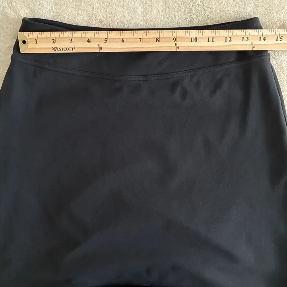 Athleta Skirt Women’s Small Tall Black Stretch A-Line Athleisure Activewear Golf - Picture 11 of 15